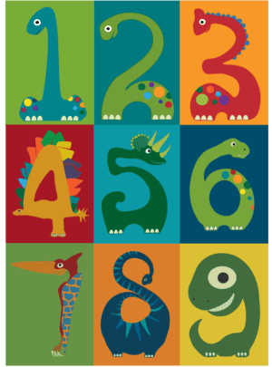 Dino count numbers