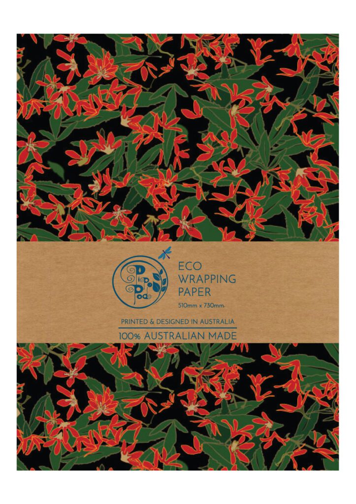 Christmas Bush Eco Wrapping Paper