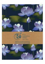 Blue Lotus Eco Wrapping Paper