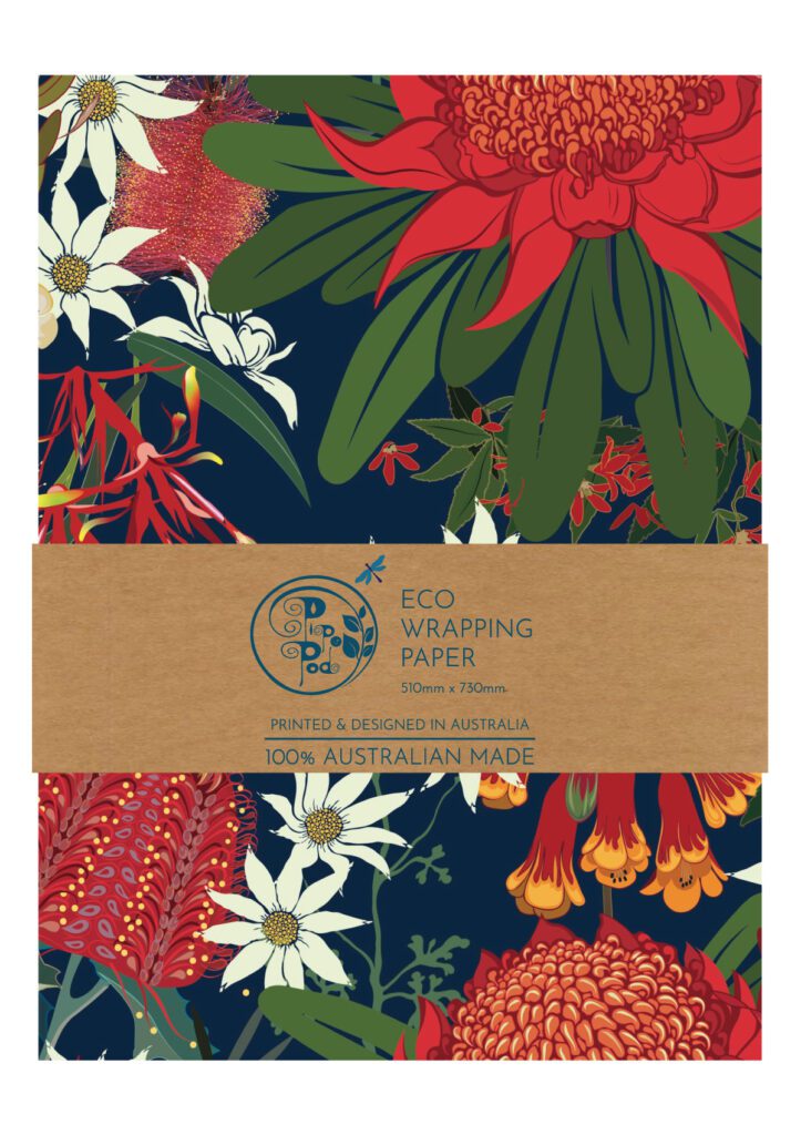 Mistletoe & co eco wrapping paper. Ethical Christmas Wrap