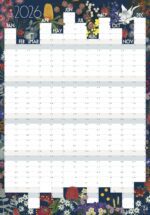 wildflower wall planner 2026