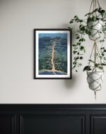 Blue Mountains Tree Poster A3