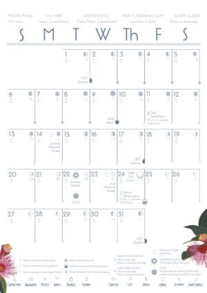 Moon Calendar 2026 December