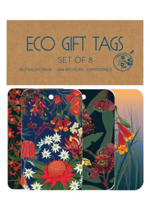 Set of 8 Christmas Eco Gift Tags