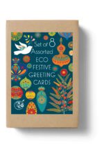 Festive Wishes Set of 8 Eco Christmas Cards