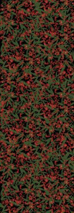 Christmas Bush modal vegan silk scarf Ceratopetalum gummiferum