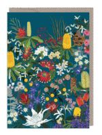 Colourful Wildflower Blooms ecogreeting card